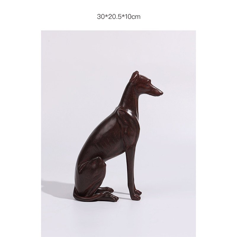 Escultura Decorativa de Perro para Salón - Arte Elegante - Imagen 4