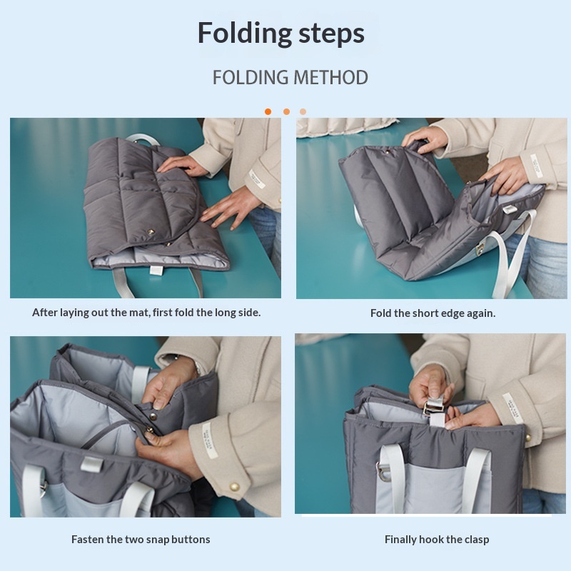 Colchoneta Portátil para Mascotas - Oxford Impermeable - Imagen 3