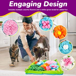 Tapete de Olfato Jardín para Perros - Estimulación Mental