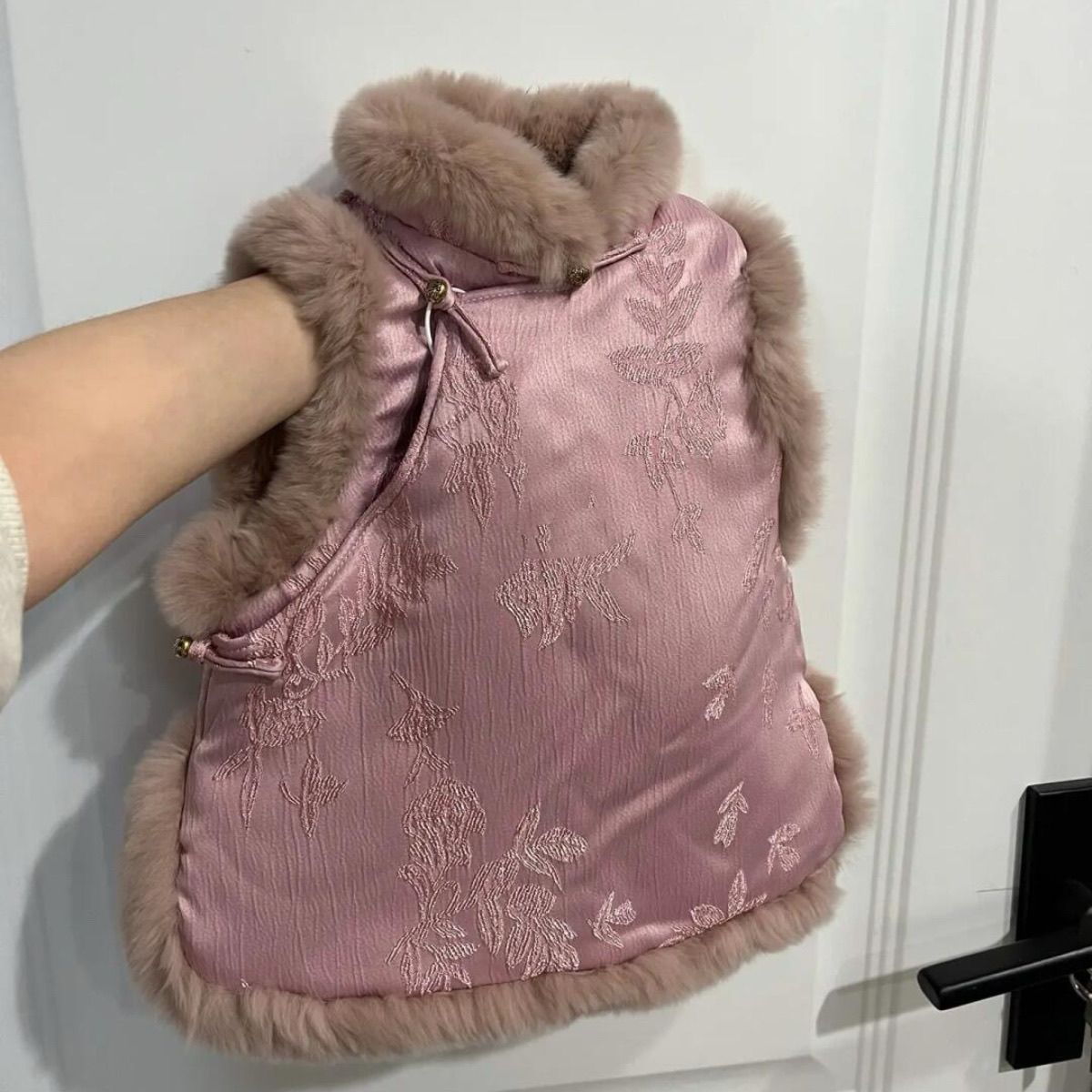 Traje Qipao Chino Otoño Invierno para Mascotas 🐾 - Imagen 4