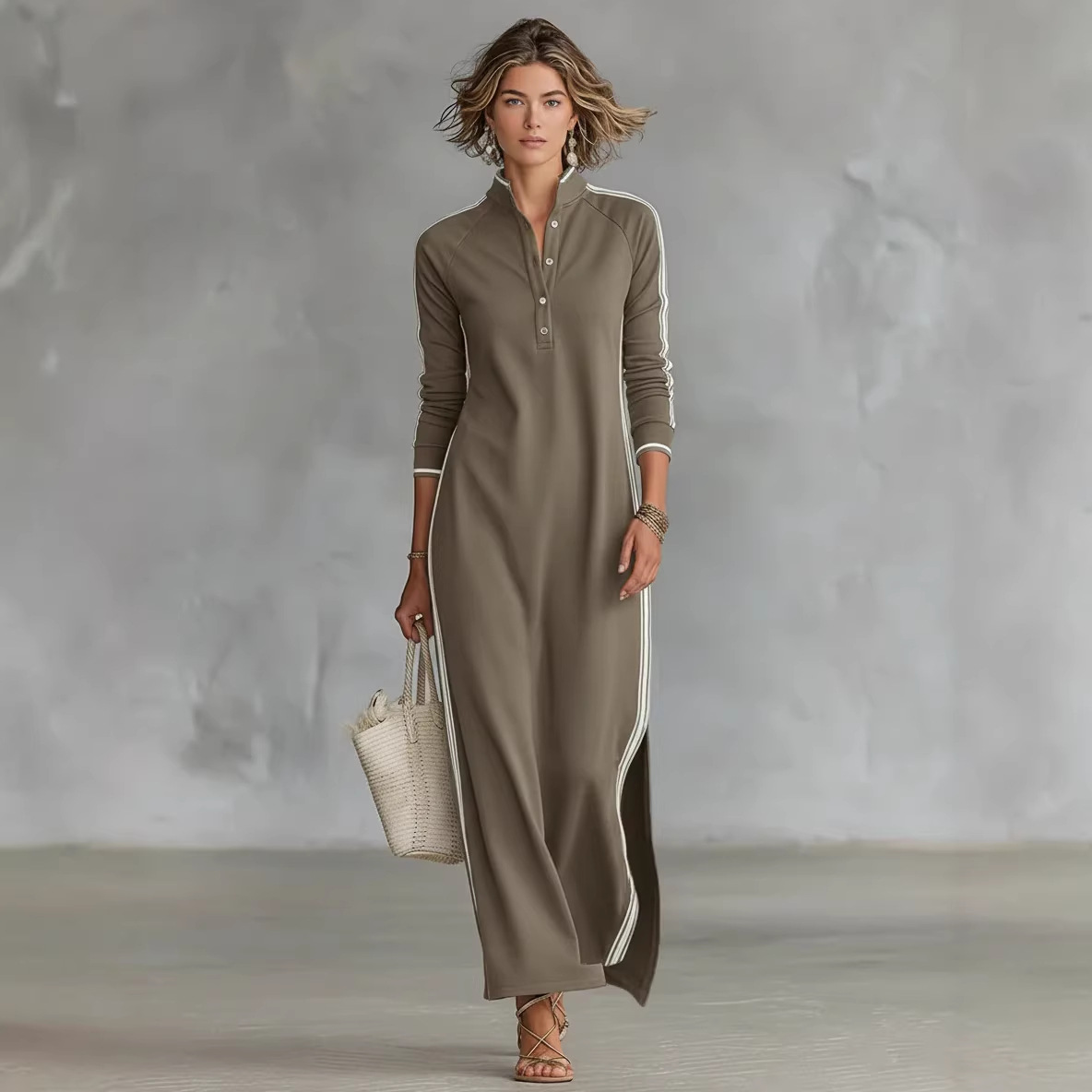 Vestido Sudadera Minimalista Blanco para Mascotas - Imagen 2