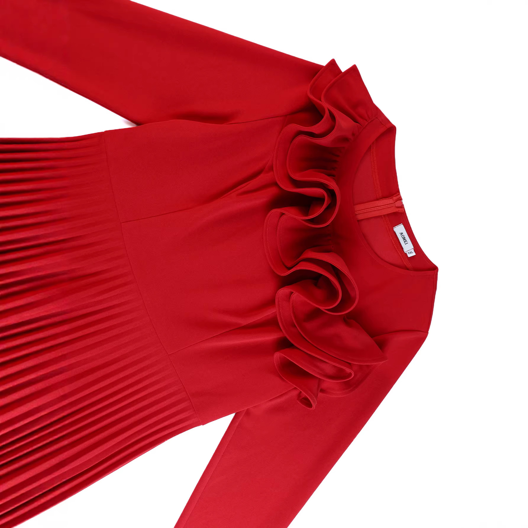 Vestido Elegante Hoja de Loto para Mascotas - Imagen 3