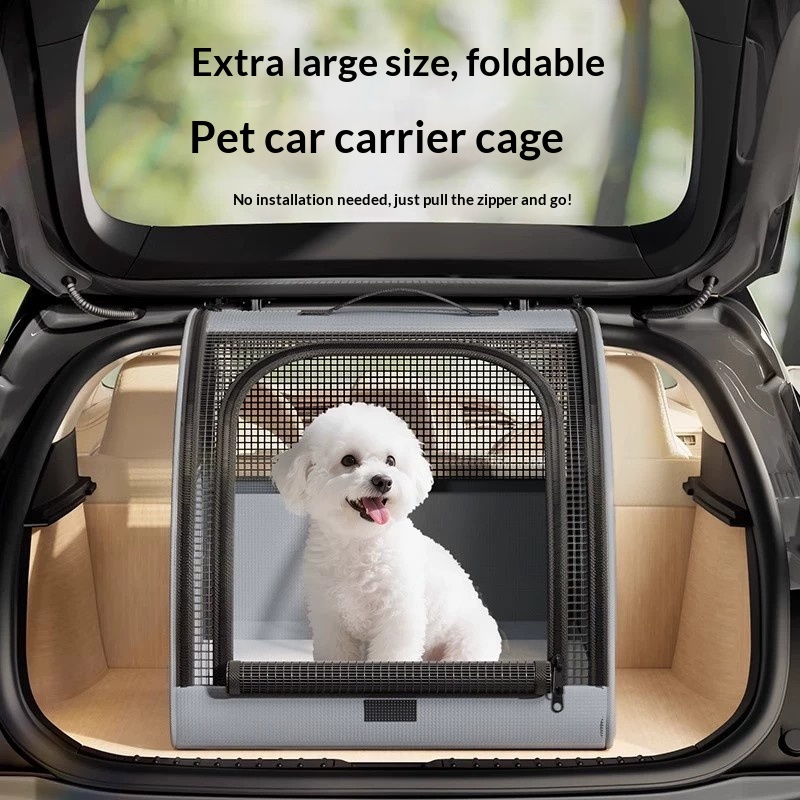 Transportín para Perros en Coche - Lavable y Desmontable - Imagen 2