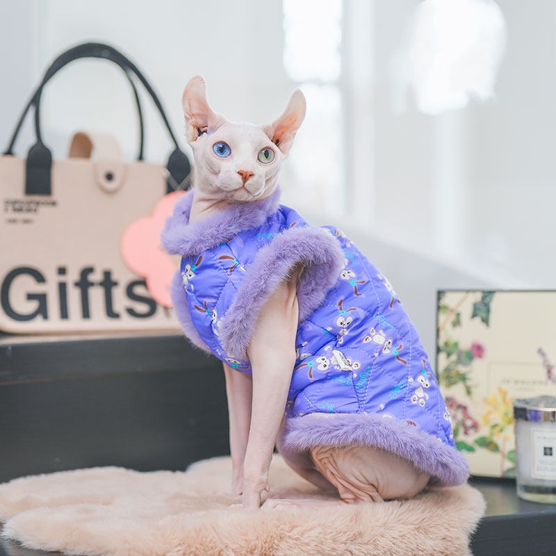 Chaleco Primavera Sin Pelaje para Gatos Sphinx y Devon Rex - Imagen 5