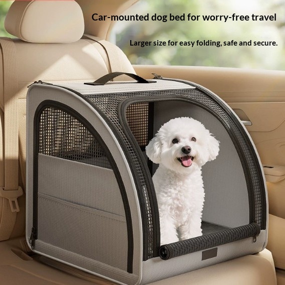 Transportín para Perros en Coche - Lavable y Desmontable