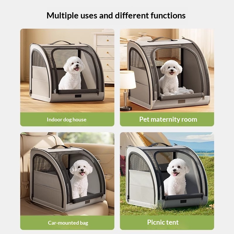 Transportín para Perros en Coche - Lavable y Desmontable - Imagen 4