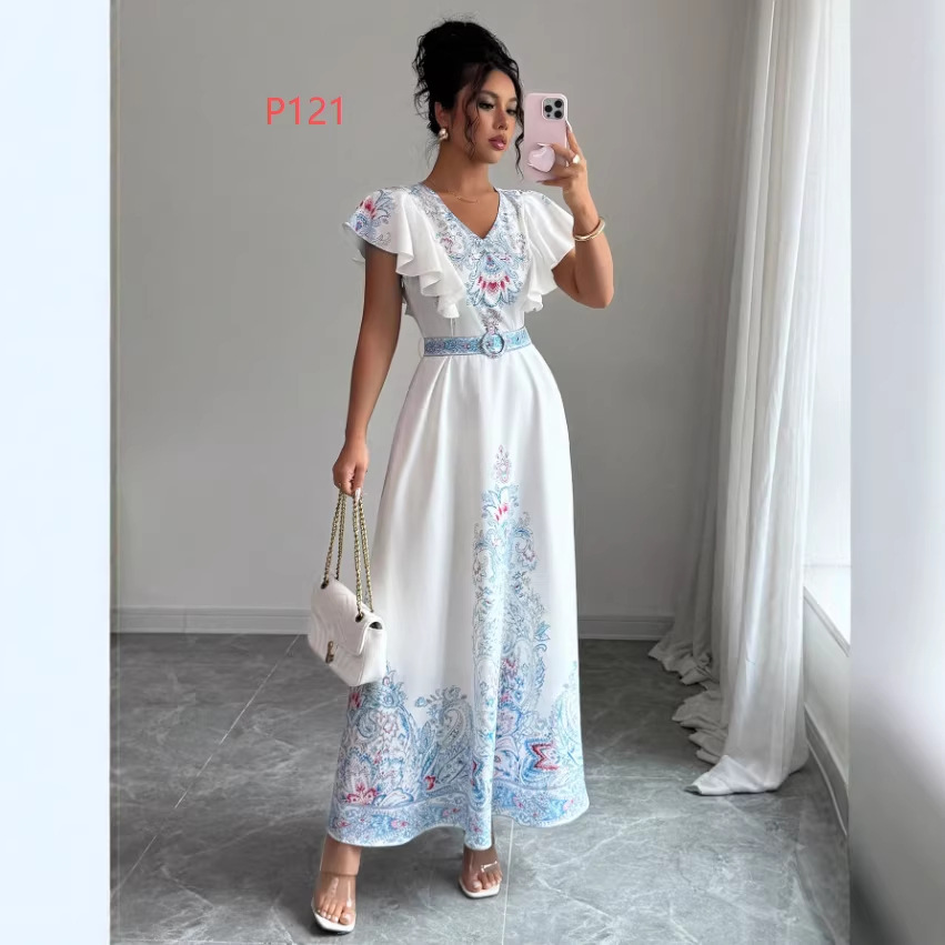 Vestido Largo Elegante para Perras con Encaje 🐾 - Imagen 3