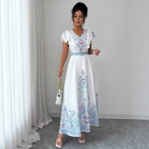 Vestido Largo Elegante para Perras con Encaje 🐾