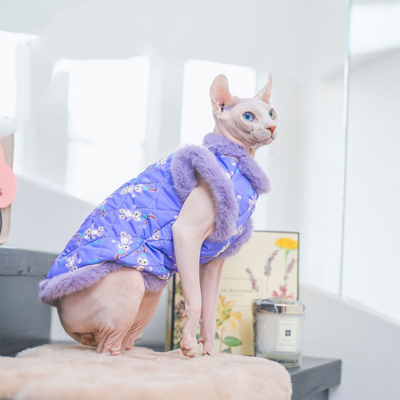 Chaleco Primavera Sin Pelaje para Gatos Sphinx y Devon Rex - Imagen 3